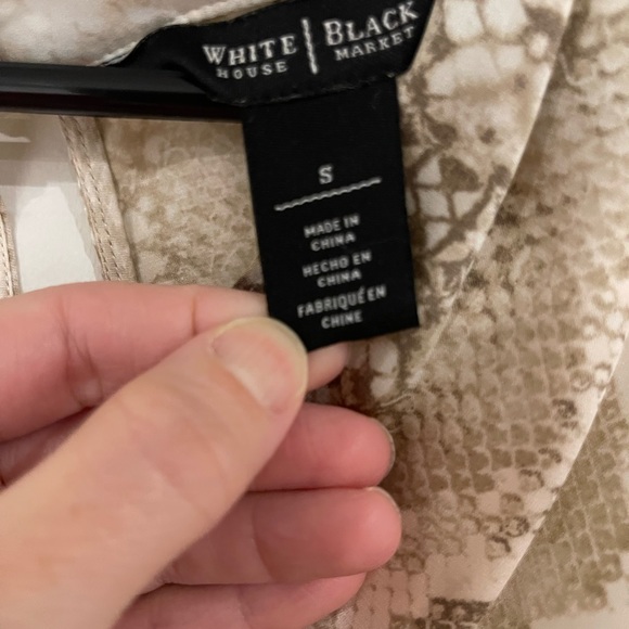 NWOT WHBM Python Top Size XS - Picture 2 of 5